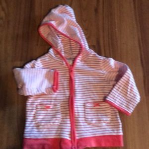 Carters zip up sweater